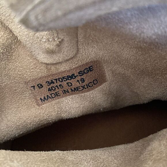 Frye Veronica Moto Green Suede Bootie - Picture 8 of 8